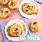 【abc kids11・12月1dayレッスン】　　 あきさけとほたてのグラタンパン