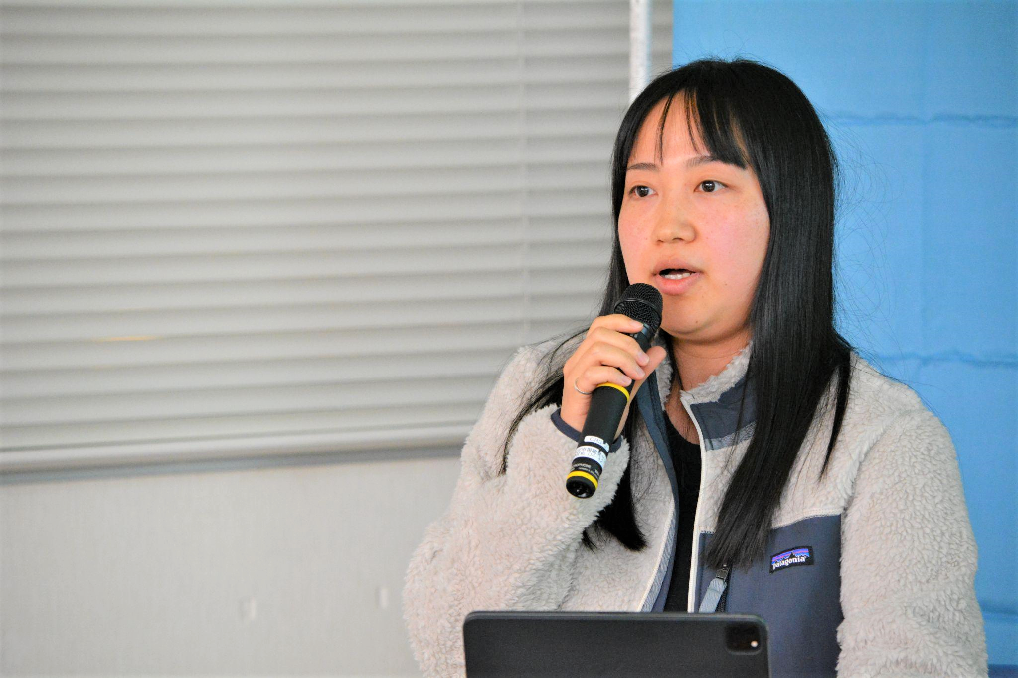 ヴィーガン対応・プラントベースの講師を務めた加藤真央先生（県立小国高校 家庭科教諭）