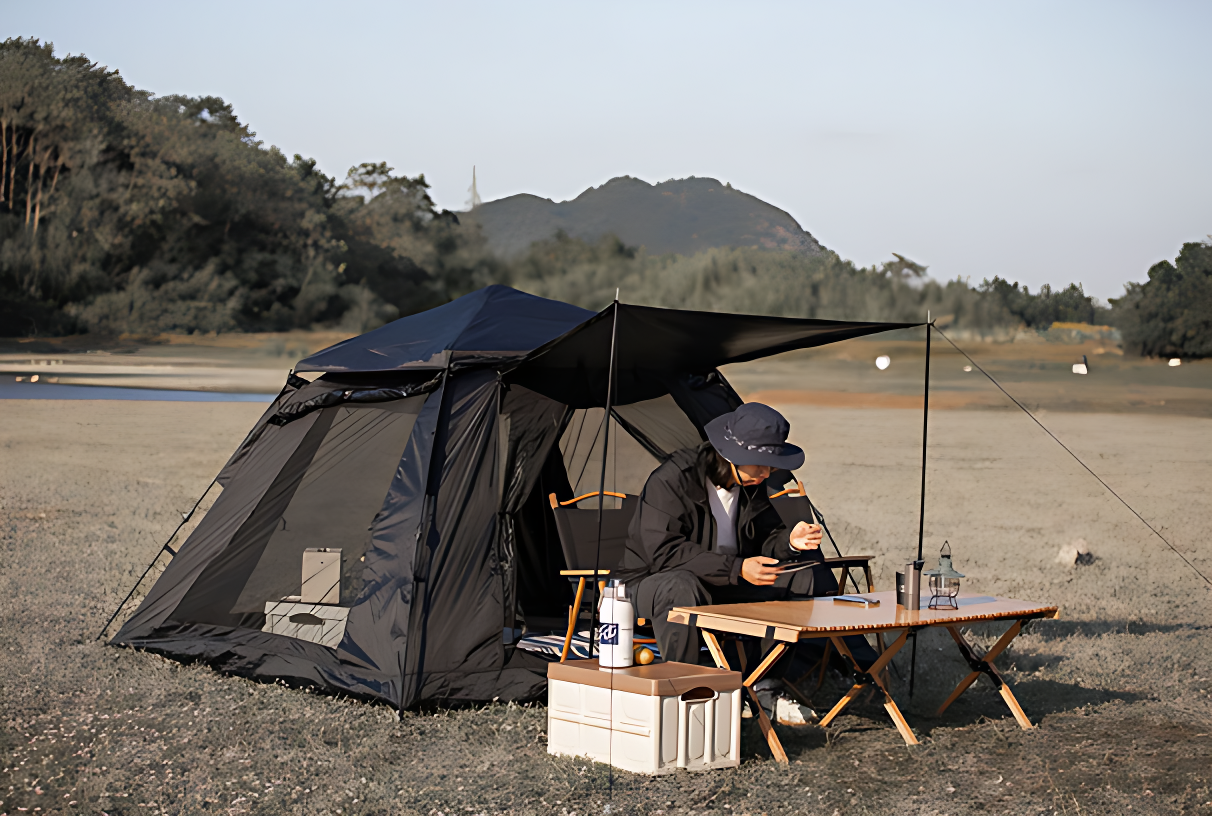 30秒で簡単設置！】快適性を追求したロッジ型キャンプテント「BT01」が