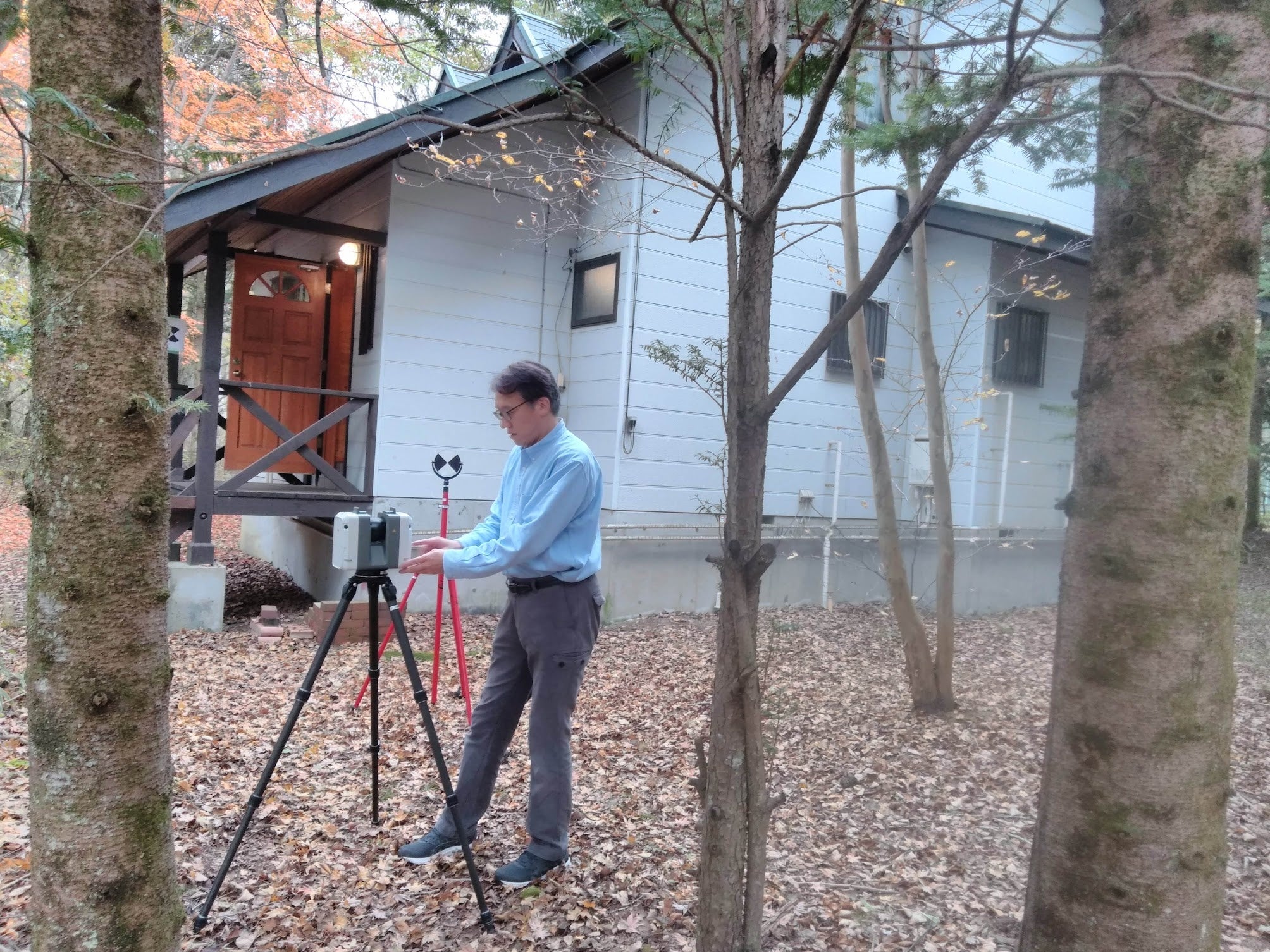 ③測量風景（屋外）