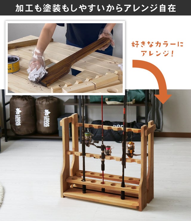 加工も塗装もしやすいからアレンジ自在