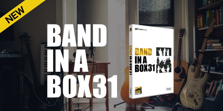 Band-in-a-Box 31 for Windows』『Band-in-a-Box 31 for Mac Band-in-a-Box 31 for Windows』『Band-in-a-Box 31 for Mac