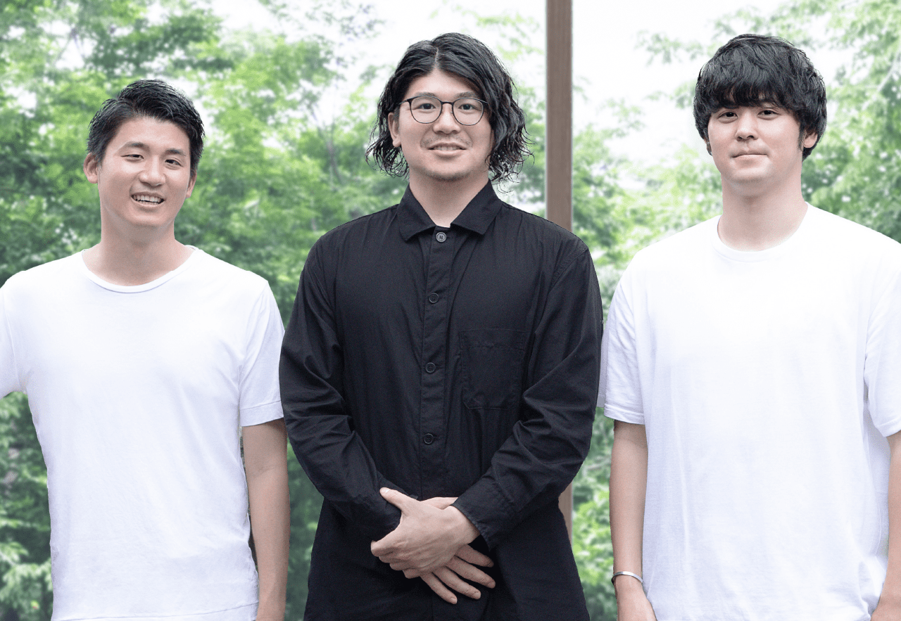 左より、W fund アソシエイト 高田拳伍氏、ShiruBe 代表取締役 上館誠也、mint インベストメントマネジャー 岡澤雄介氏