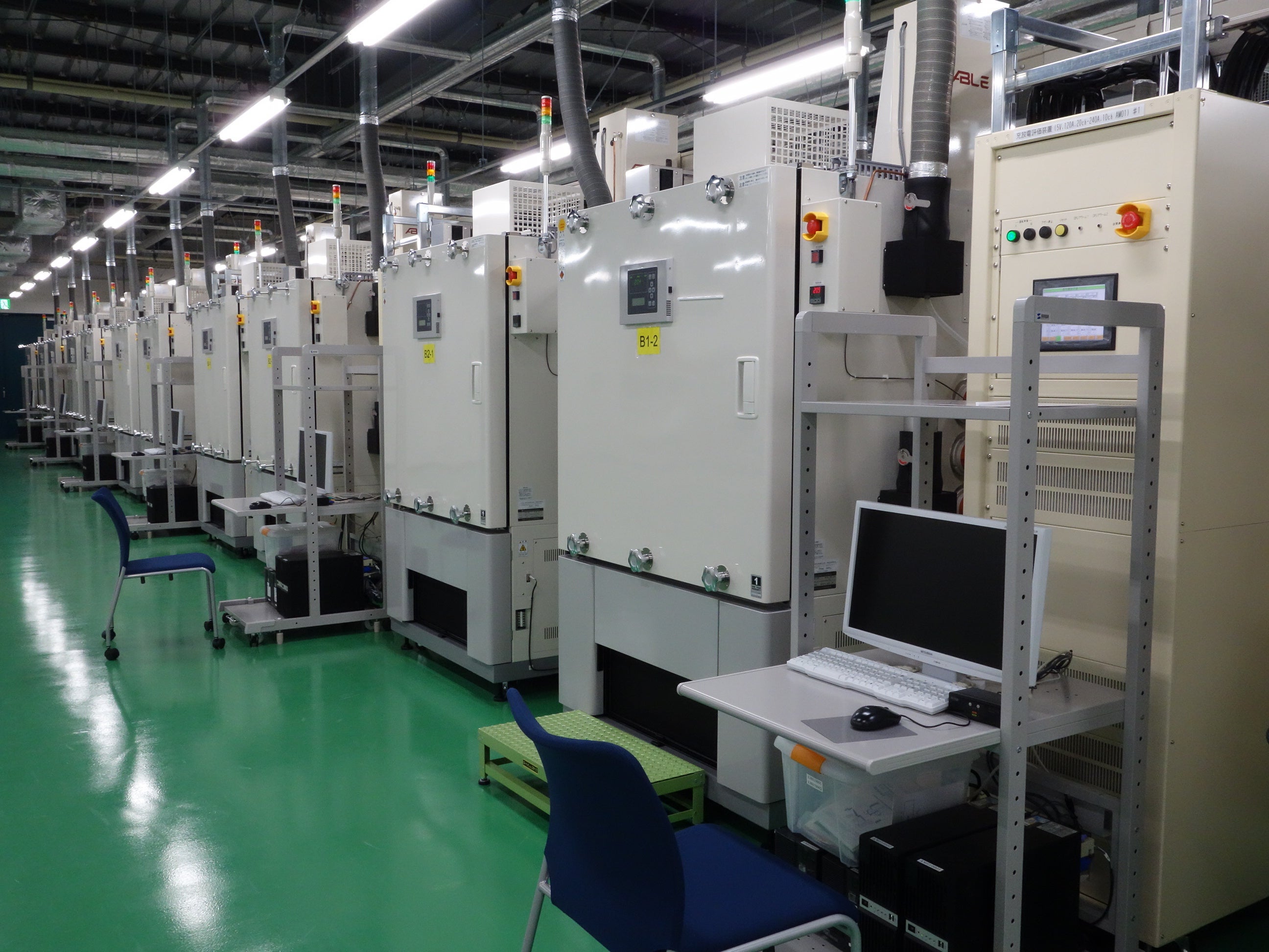 電池試験設備（既存第一試験棟内）