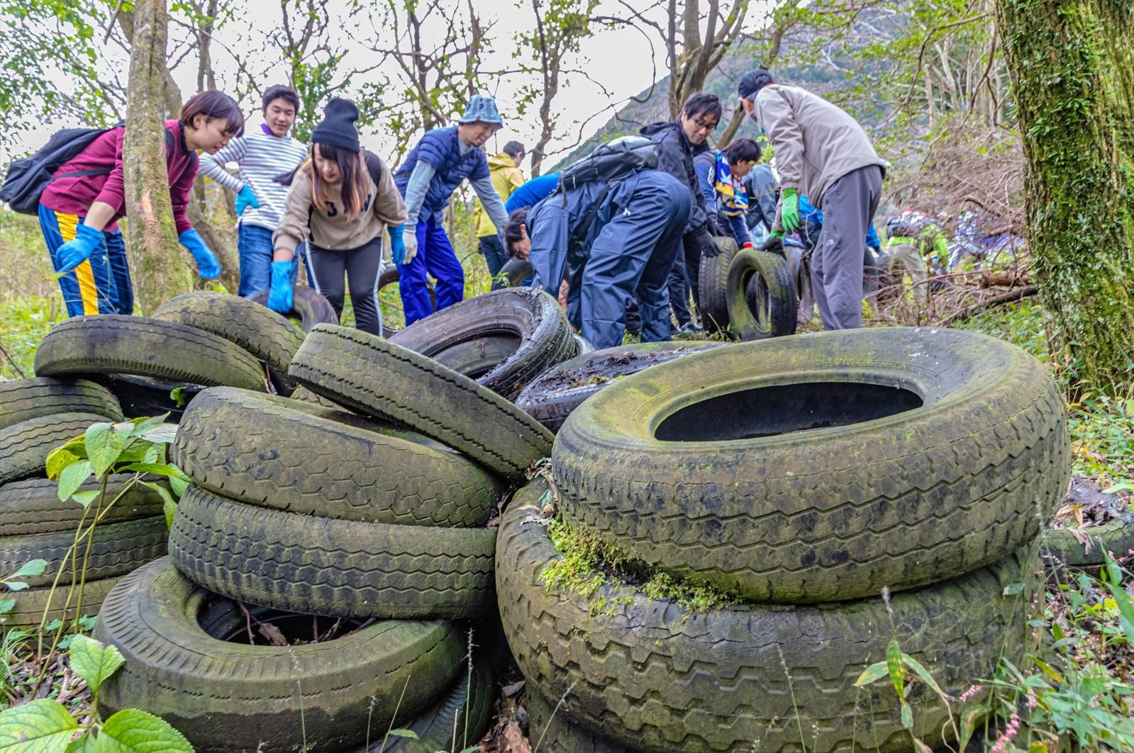 2019年活動より　不法投棄物