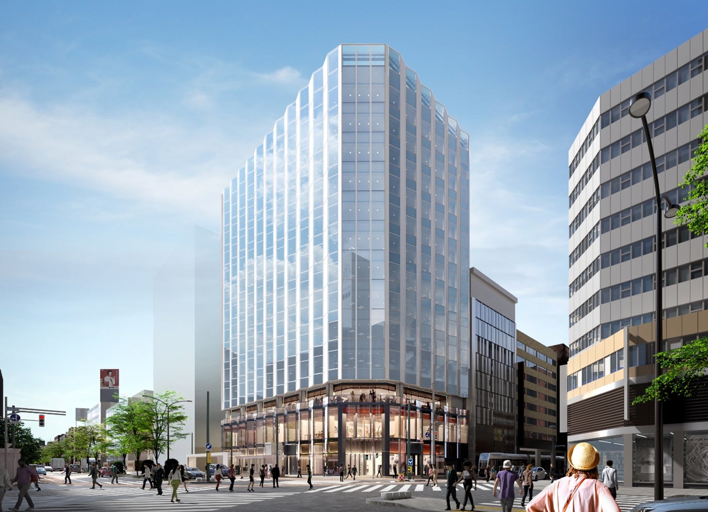 札幌大通地区のオフィス・商業複合ビル「(仮称)札幌4丁目 札幌大通地区のオフィス・商業複合ビル「(仮称)札幌4丁目