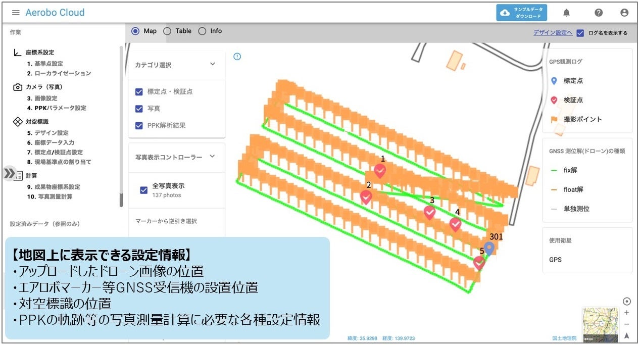 測量計算過程の管理機能向上