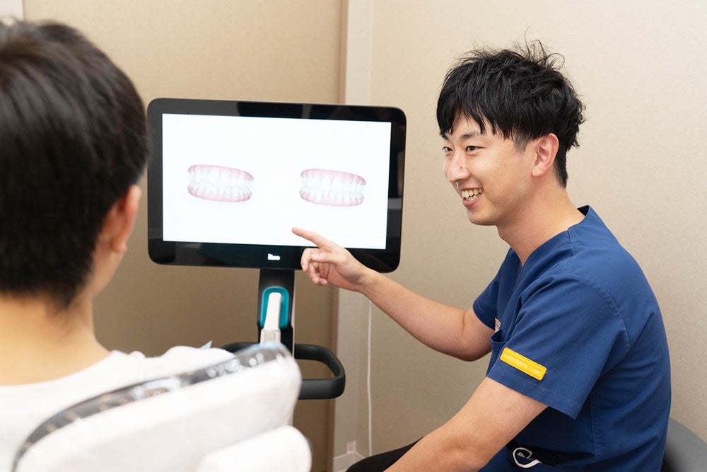 光学式口腔内スキャナーによる矯正シミュレーション