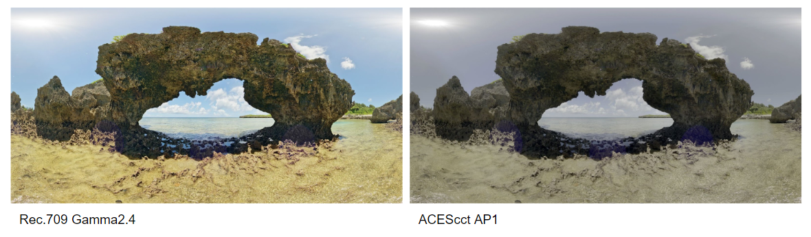 さまざまなカラースペース・ガンマに対応