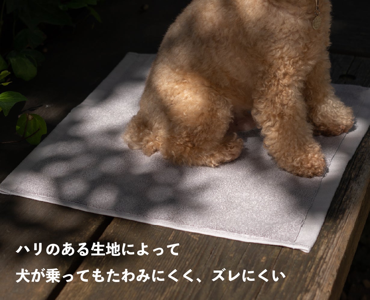 inuno.】心地よさと使いやすさを追求した、上質なタオル生地のワン