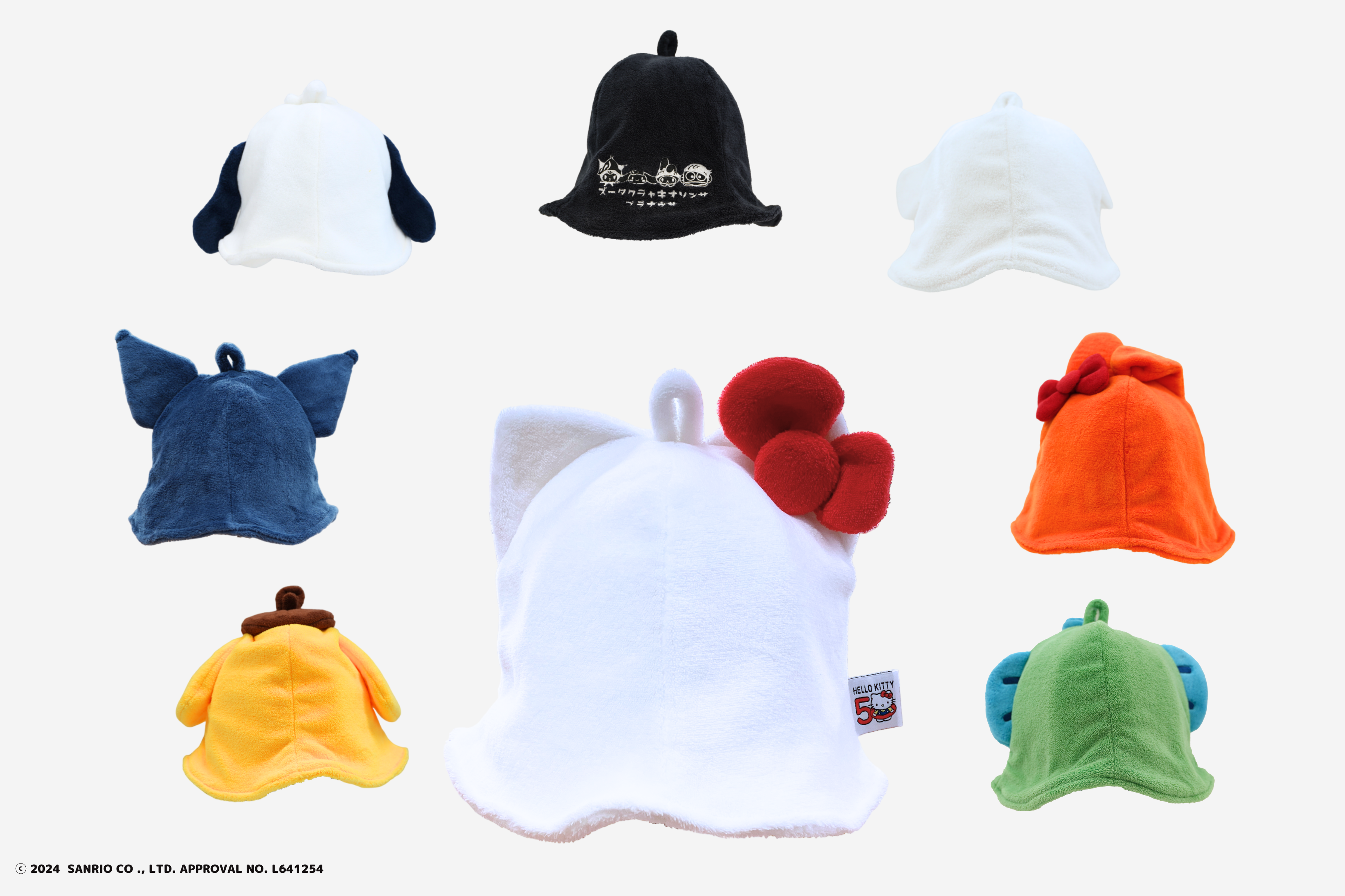 ハローキティ サウナハット 50周年記念 ハローキティ50周年を記念したサウナハットを手に入れよう