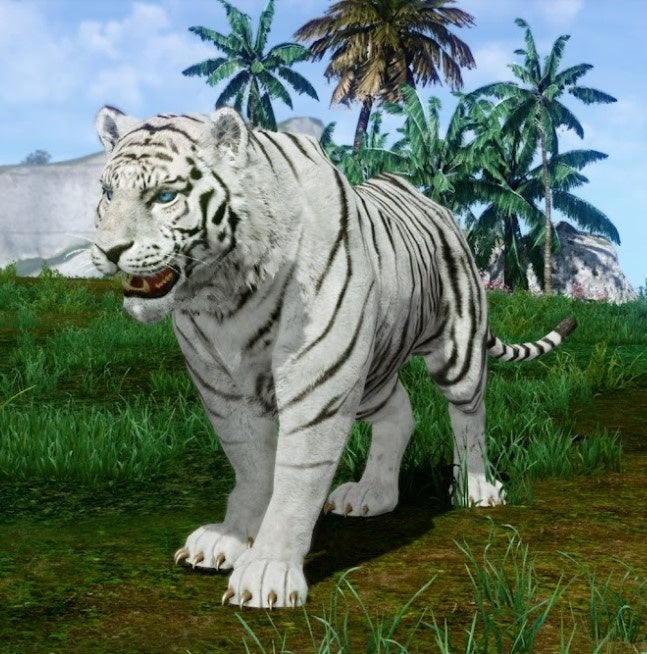 ▲騎乗ペット「勇猛なる白虎(30日)」