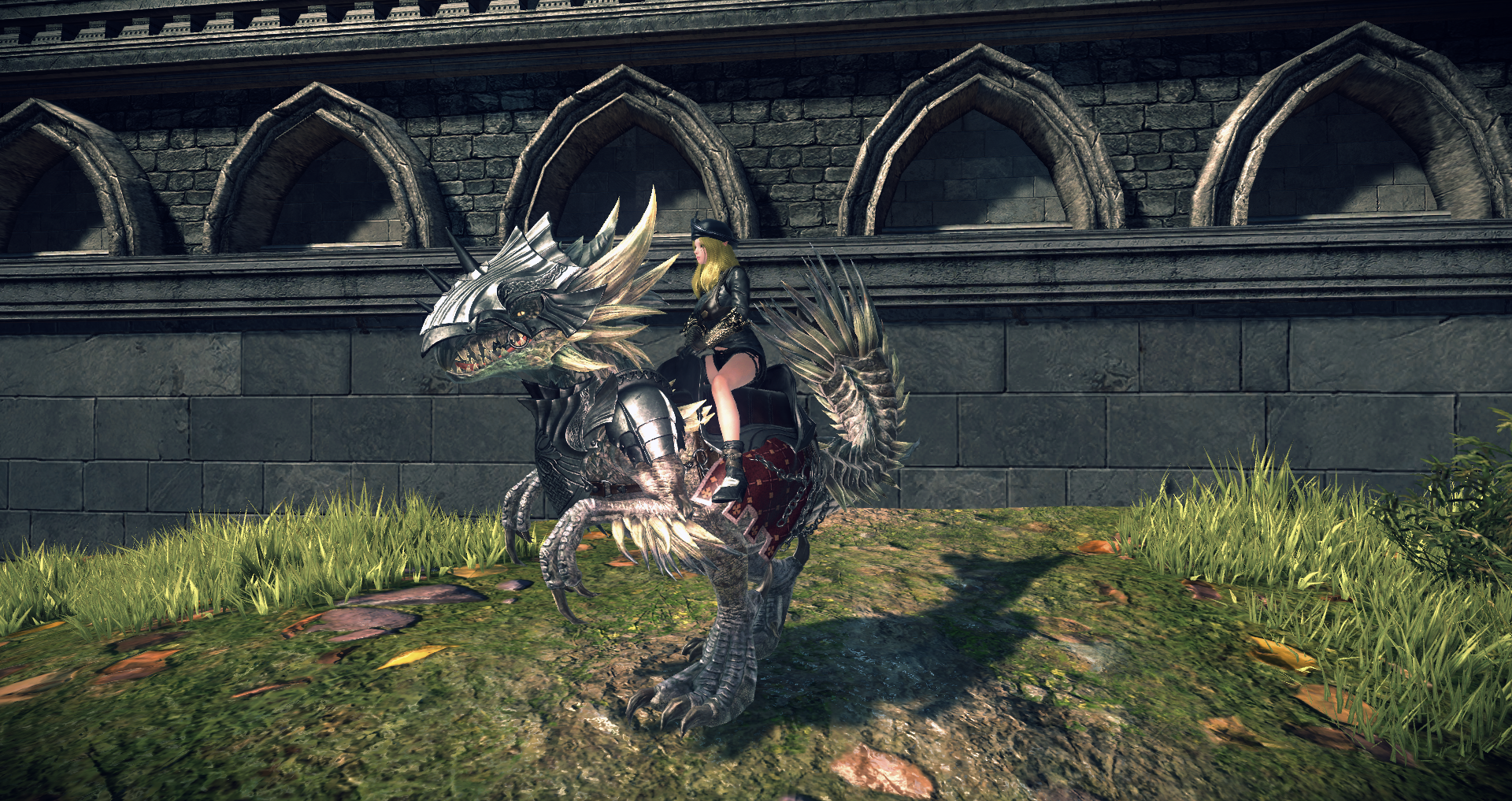 ▲マウント「飼い慣らされた森ラプトル」