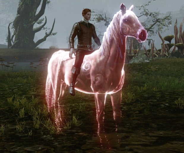 ▲騎乗ペット「ゴーストレッドホース」