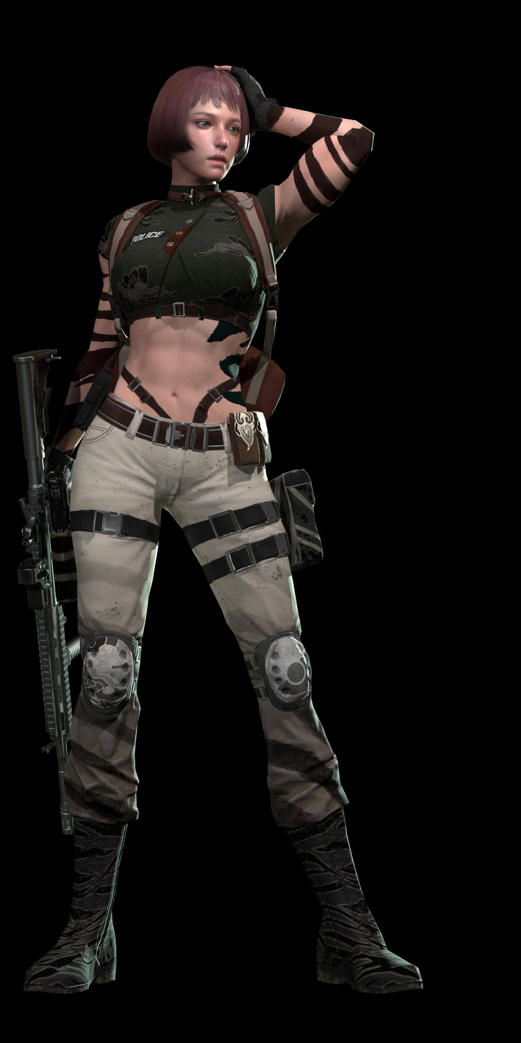 ▲新登場のアイテムシリーズ「Dark Hunter」のキャラクタースキン