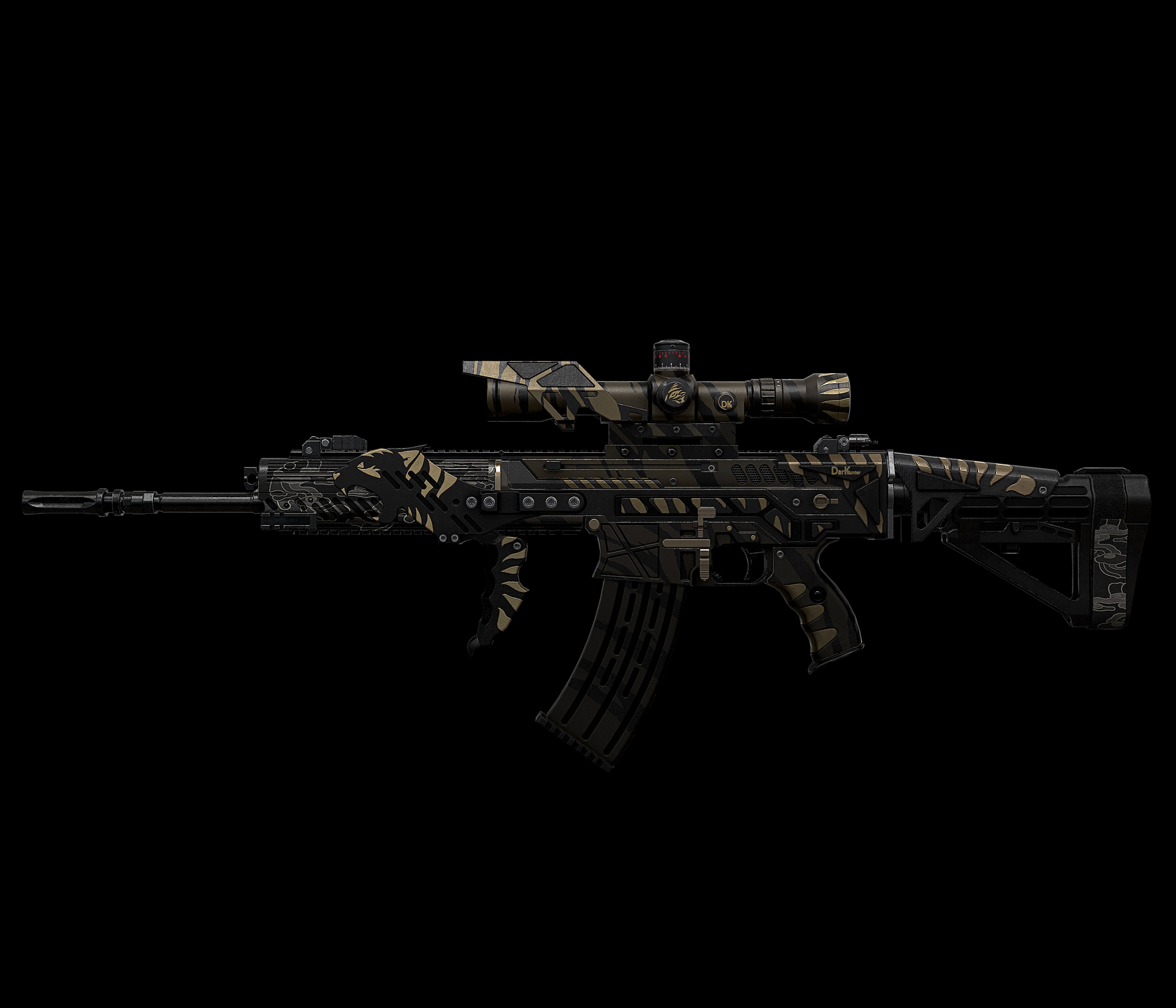 ▲新登場のアイテムシリーズ「Dark Hunter」のメイン武器