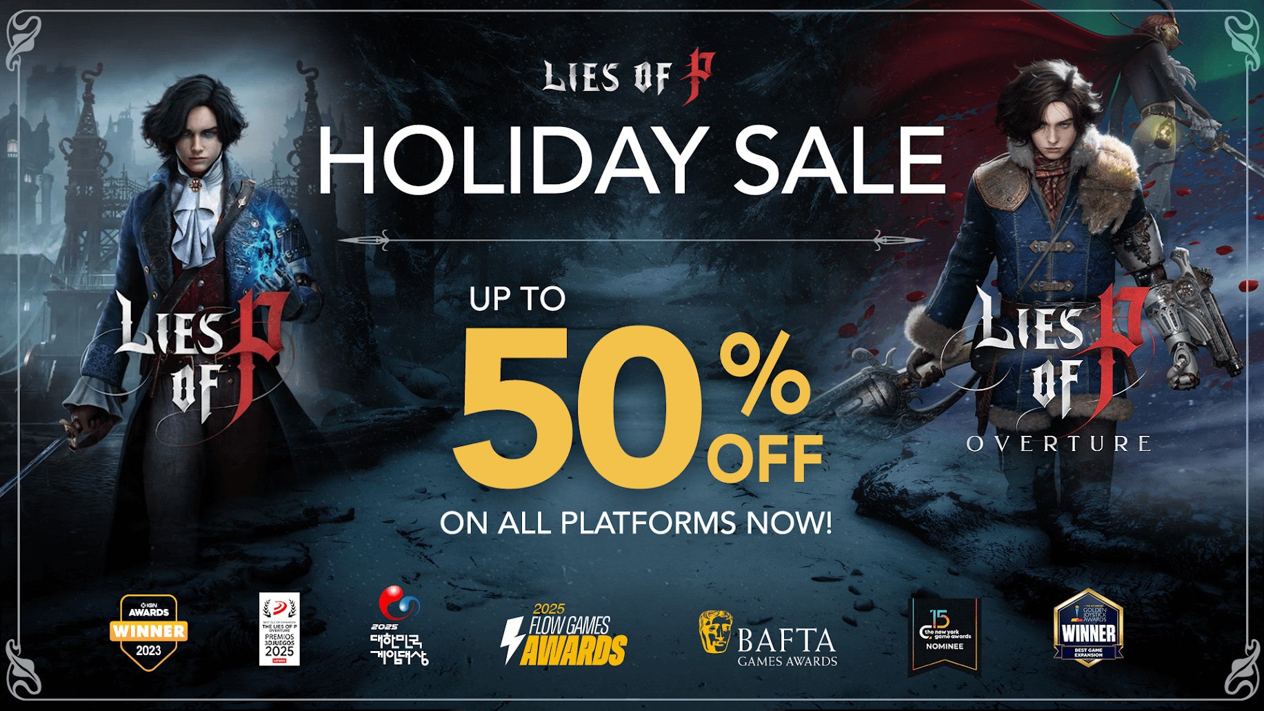 NEOWIZ年末年始セール！Lies of Pなど人気作がお得