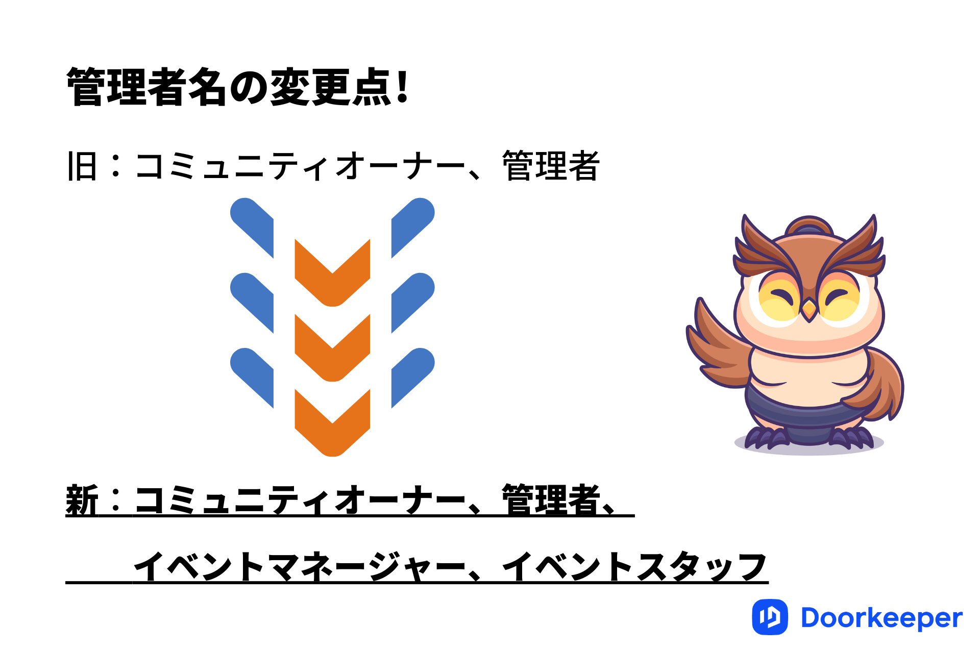 管理者名の変更点