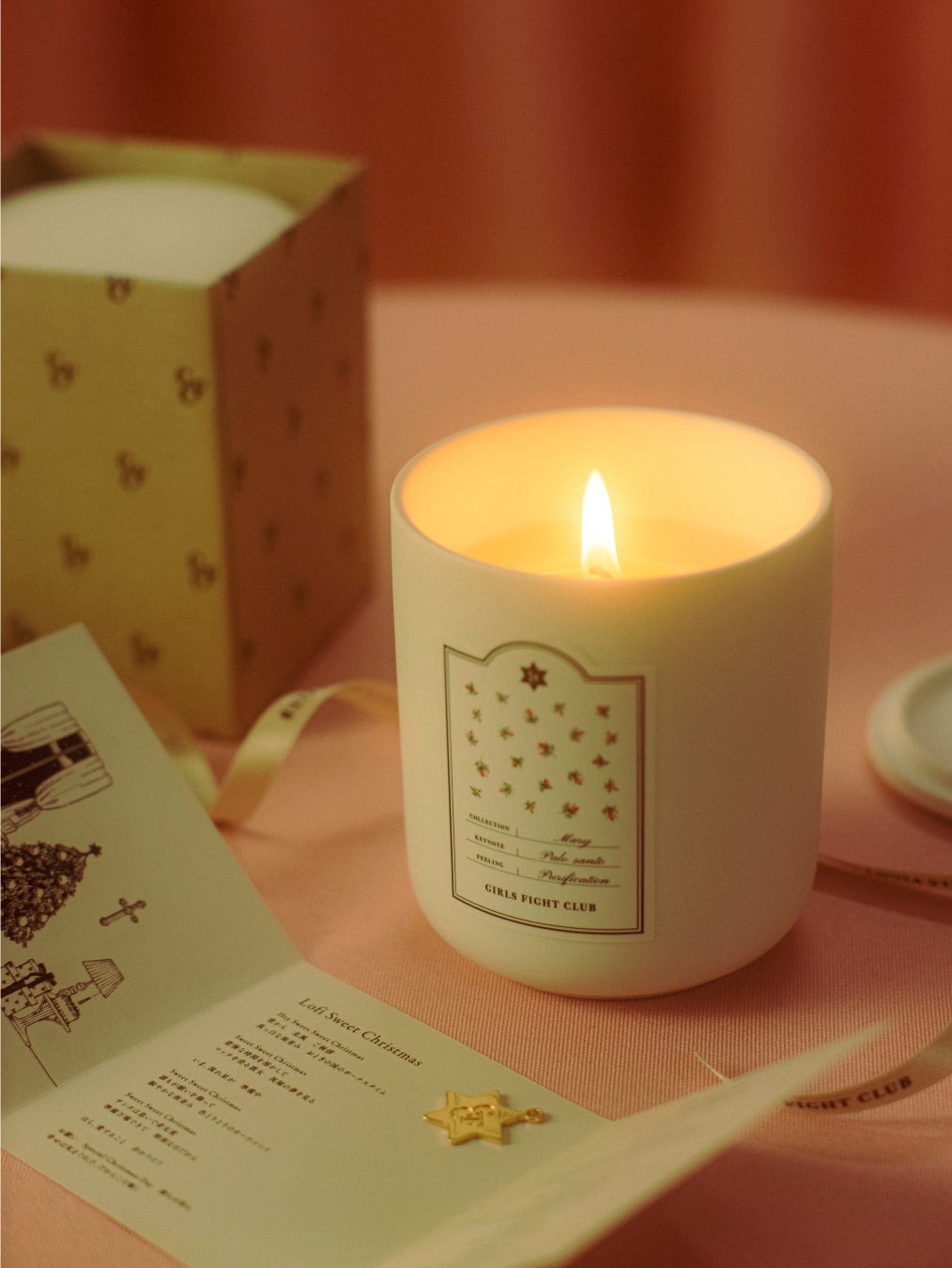 「Lofi Sweet Christmas」+Candle ビジュアル