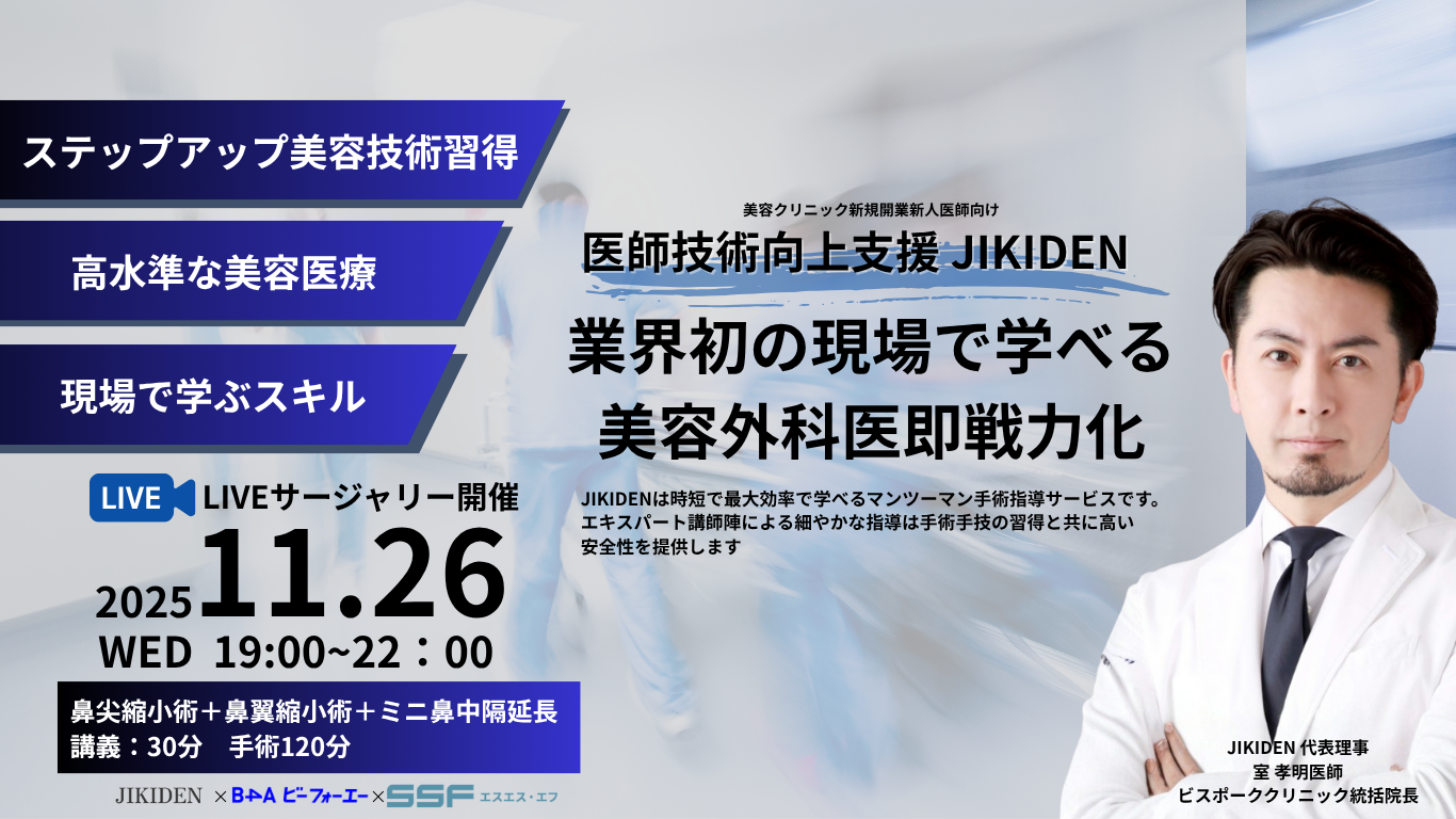 美容医療の課題解決」に向け、JIKIDENプロジェクト・株式会社B4A