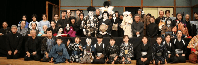 下條歌舞伎保存会メンバー