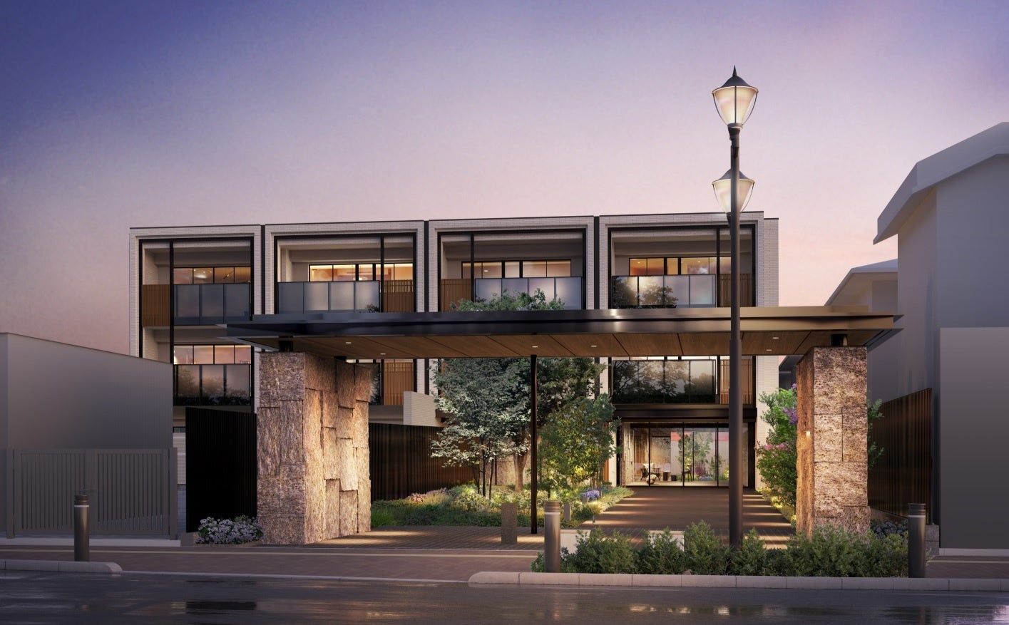 リストレジデンス武蔵野御殿山エントランス