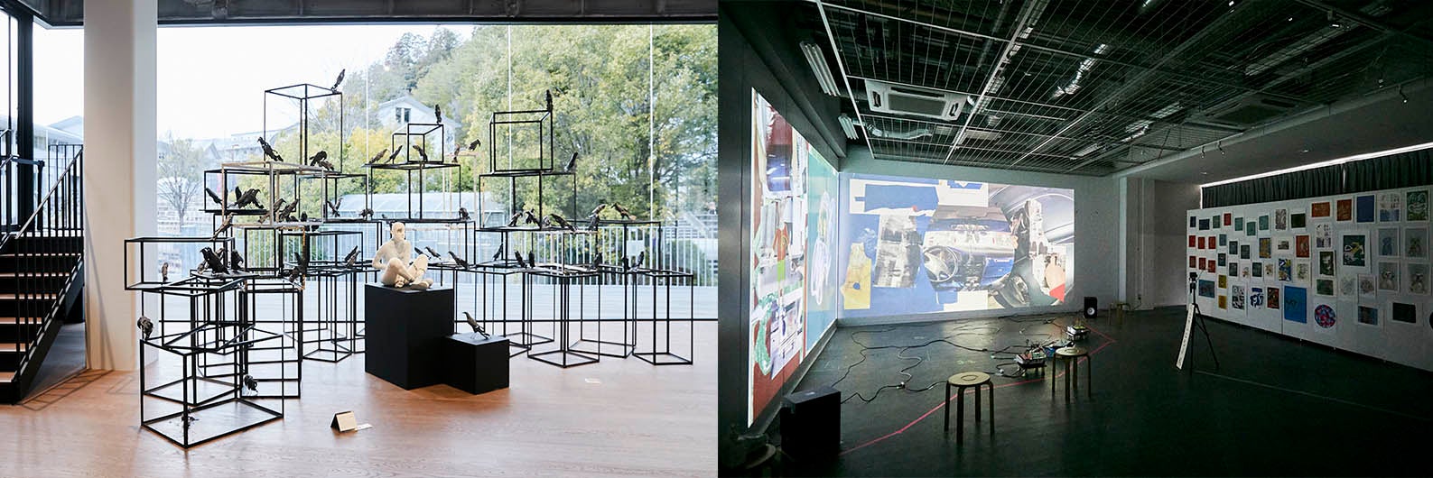 広いキャンパスを使って、約800名の作品展示。2/15～2/19「京都精華