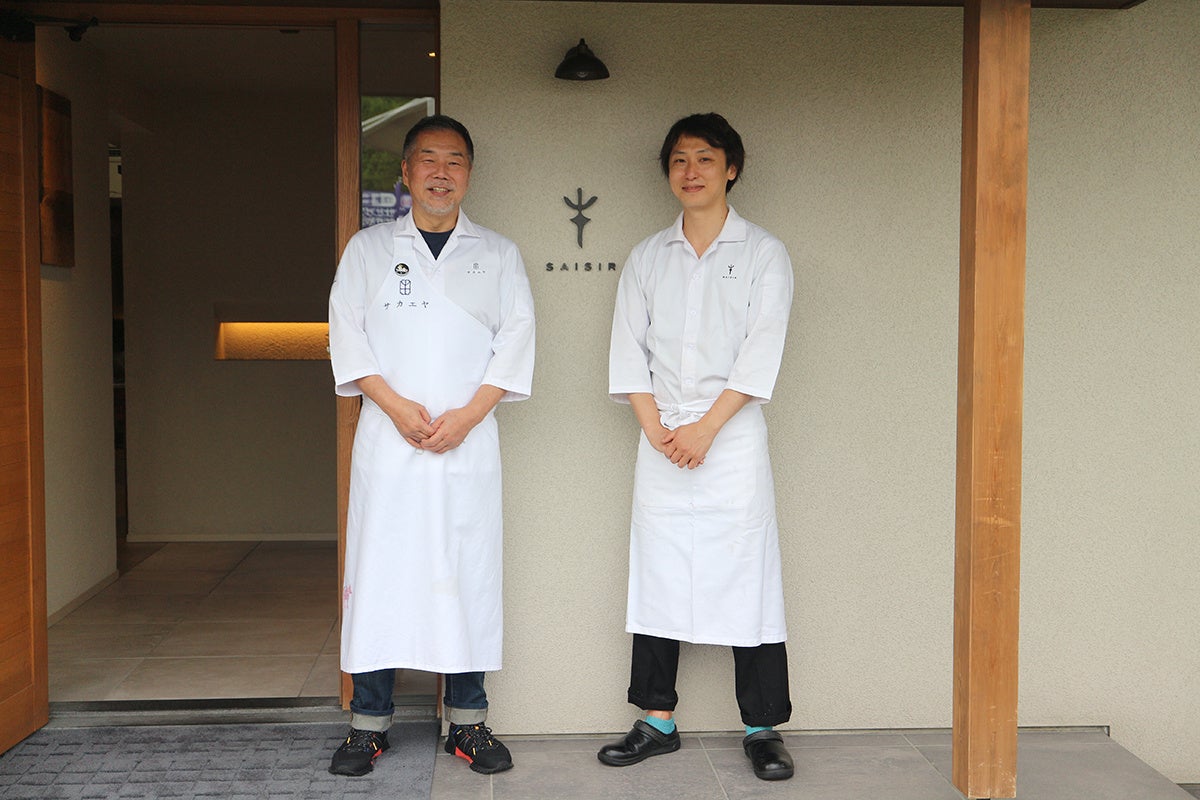 新保氏と溝口シェフ