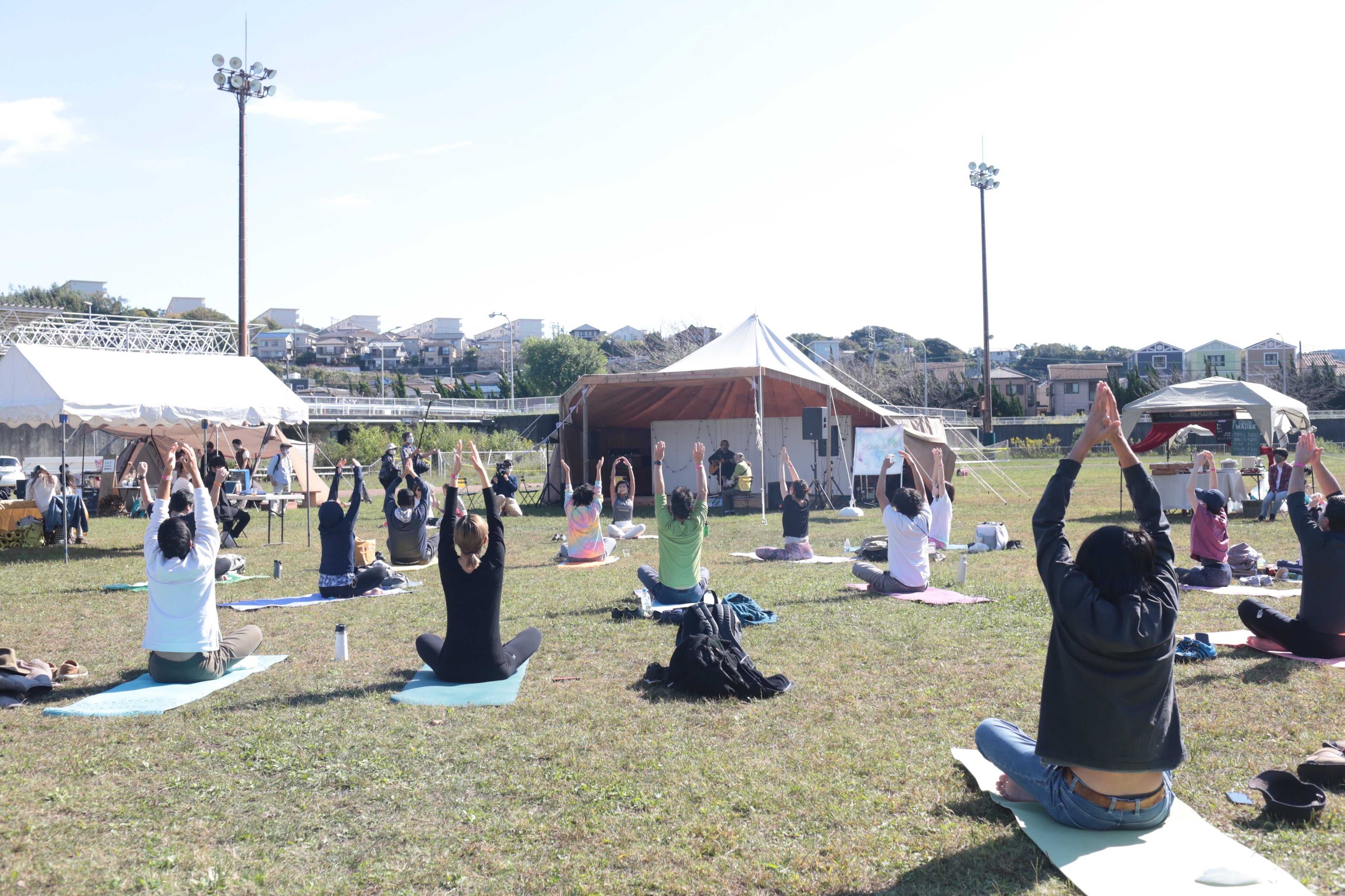 yoga✖️ライブ風景