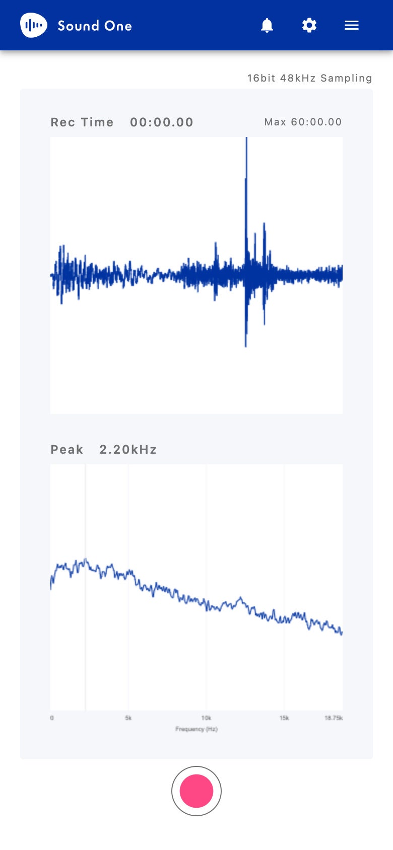 1タッチで収録＆アップロード