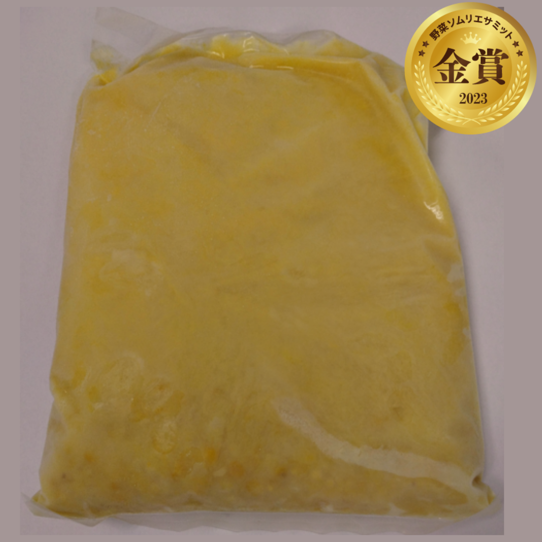 美味しい農家×美味しいシェフシリーズ　コーンスープ　（逸品の店 &nbsp;勇菴／福島県郡山市）