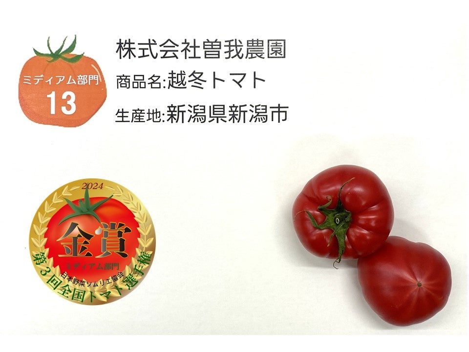 ≪第3回全国トマト選手権（ミディアム・ラージ）≫ミディアム部門は
