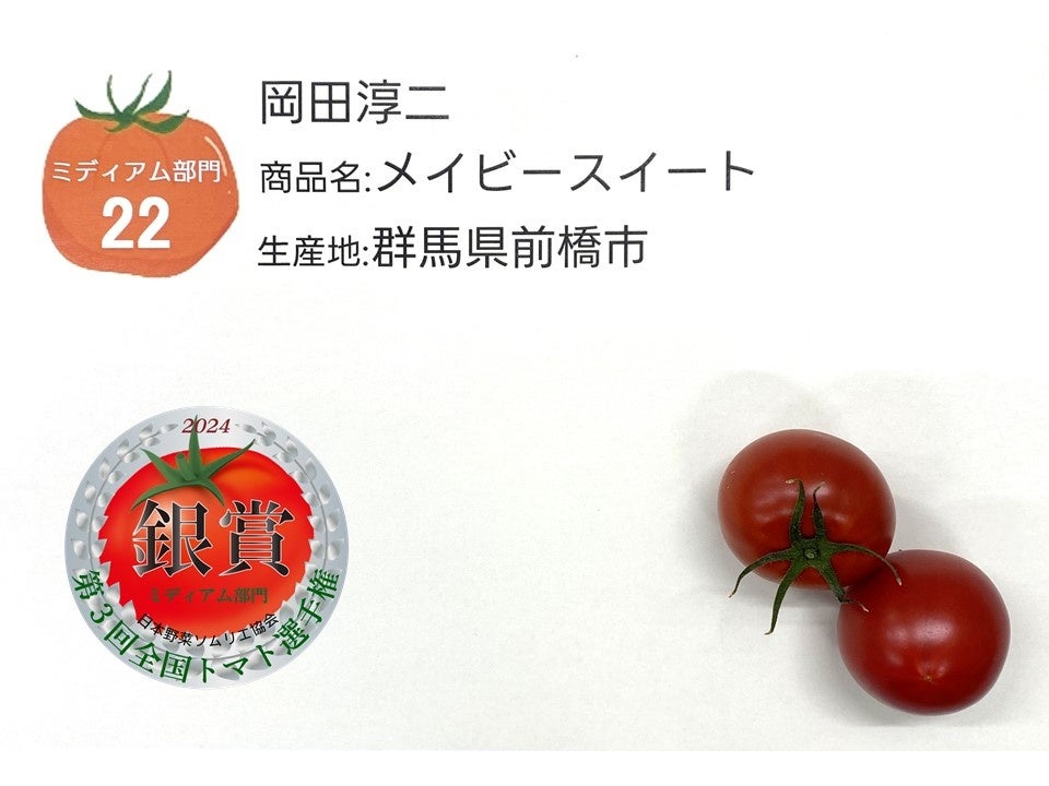 ≪第3回全国トマト選手権（ミディアム・ラージ）≫ミディアム部門は