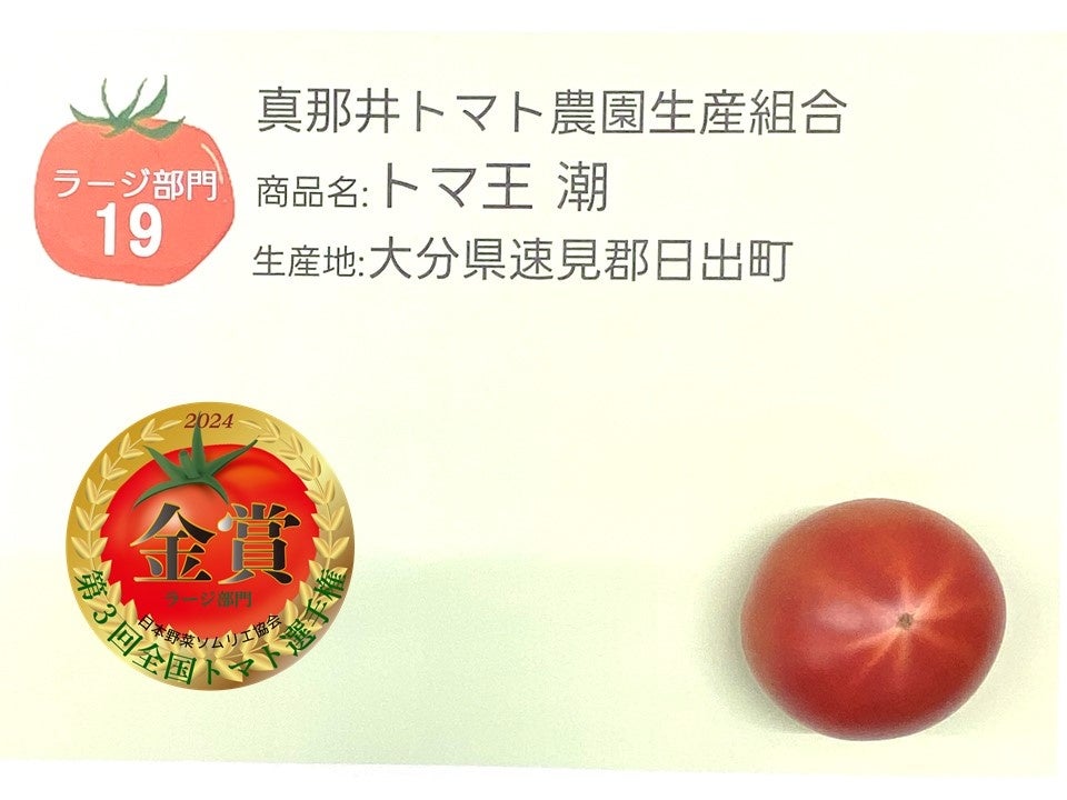 【ふしぎなトマト様♡ご確認ページ】 ≪第3回全国トマト選手権（ミディアム・ラージ）≫ミディアム部門は