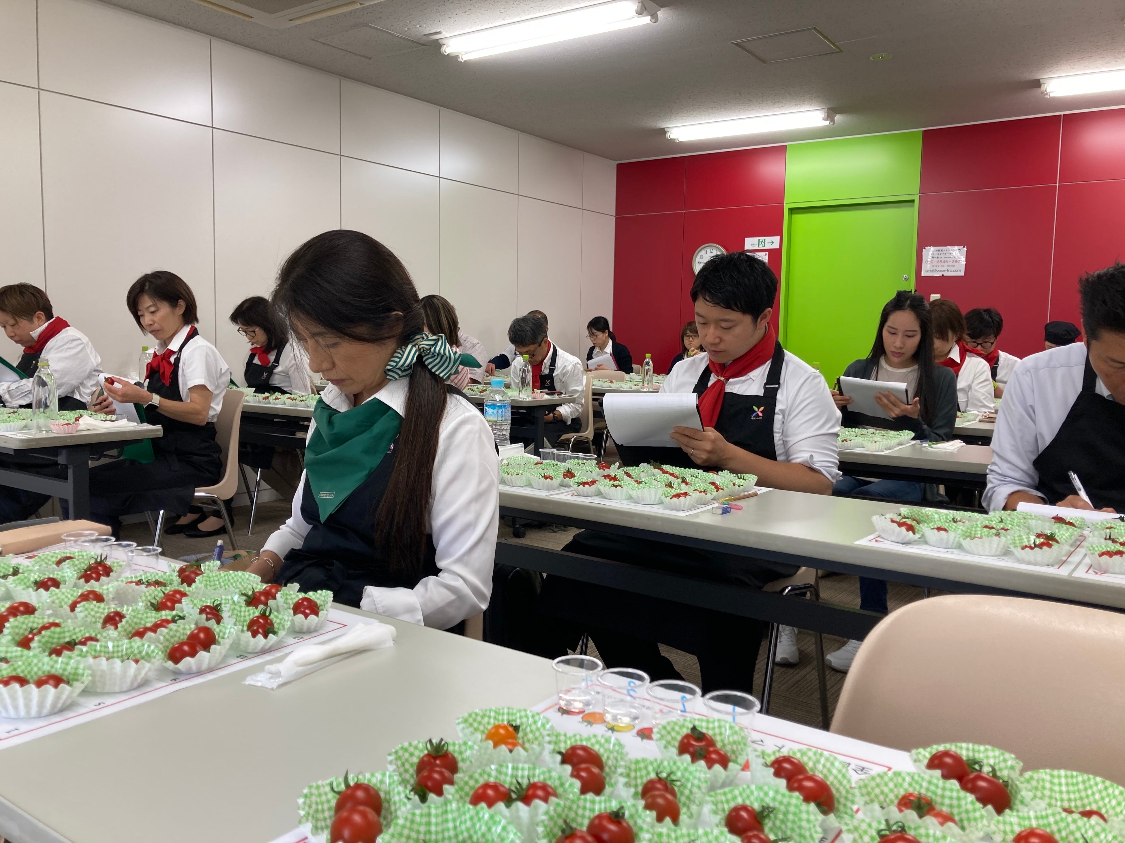 第3回全国ミニトマト選手権　野菜ソムリエによる評価