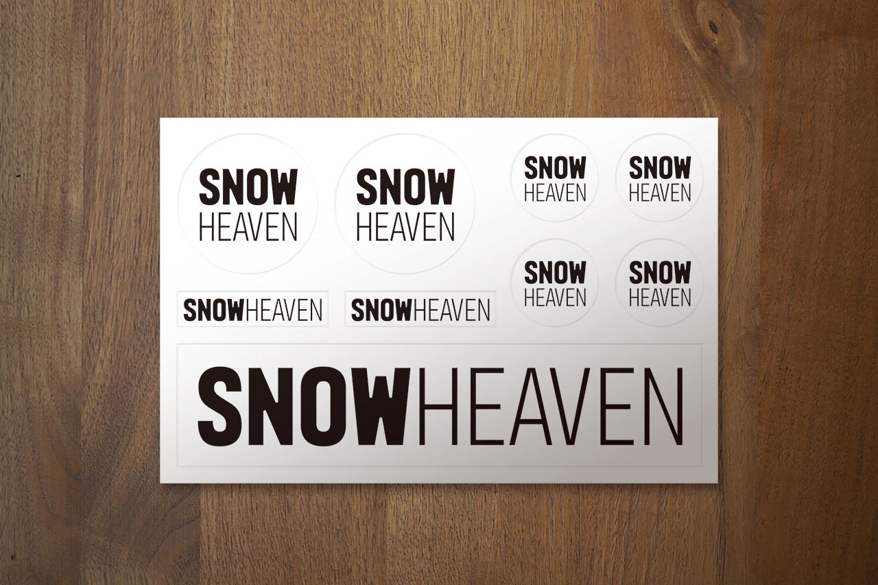 SNOW HEAVEN オリジナルステッカー