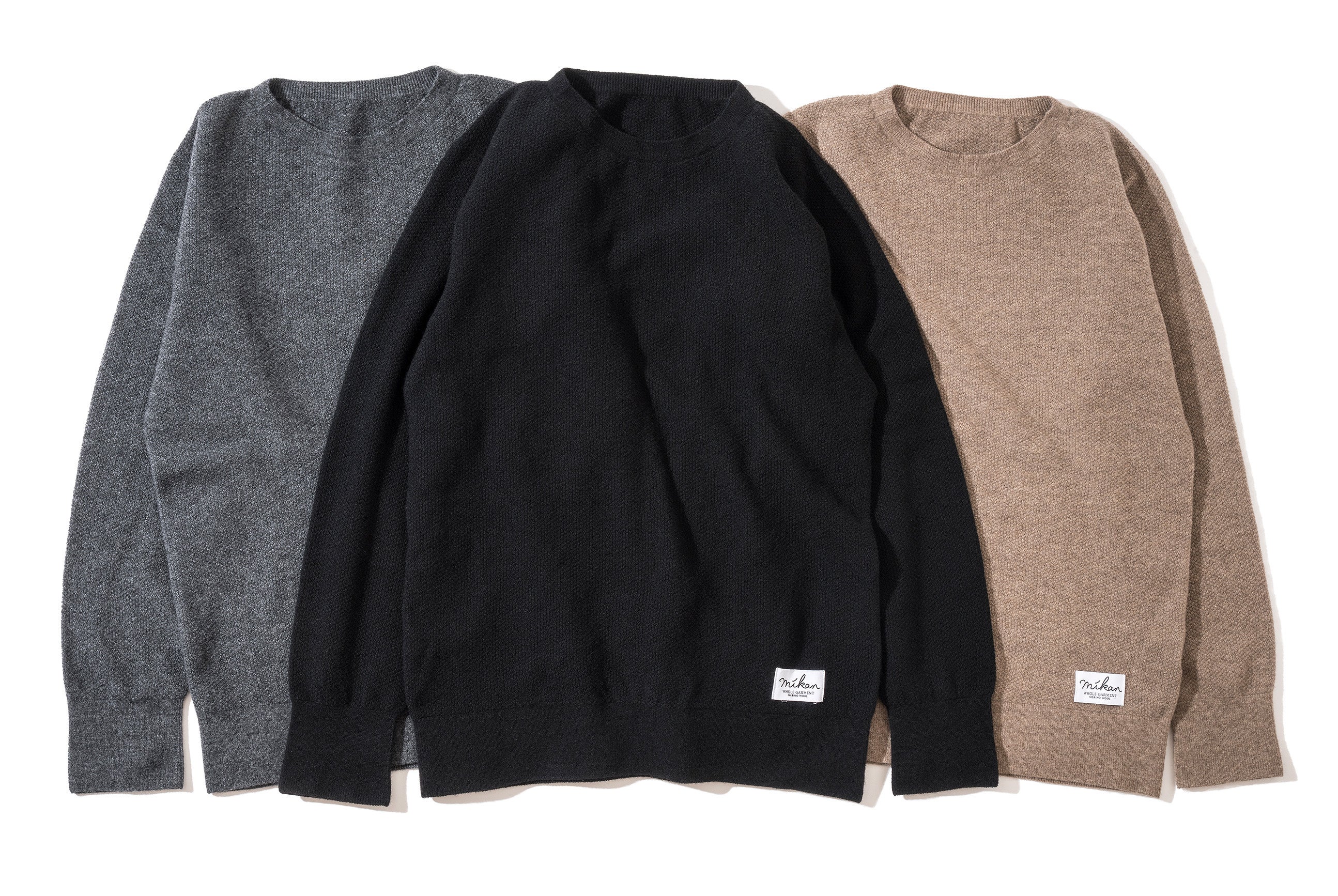 Orange×(株)島精機製作所「Mikan ホールガーメント®メリノウールニット