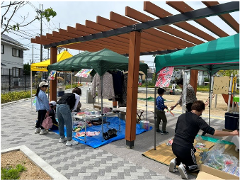 公園でのイベントも開催された