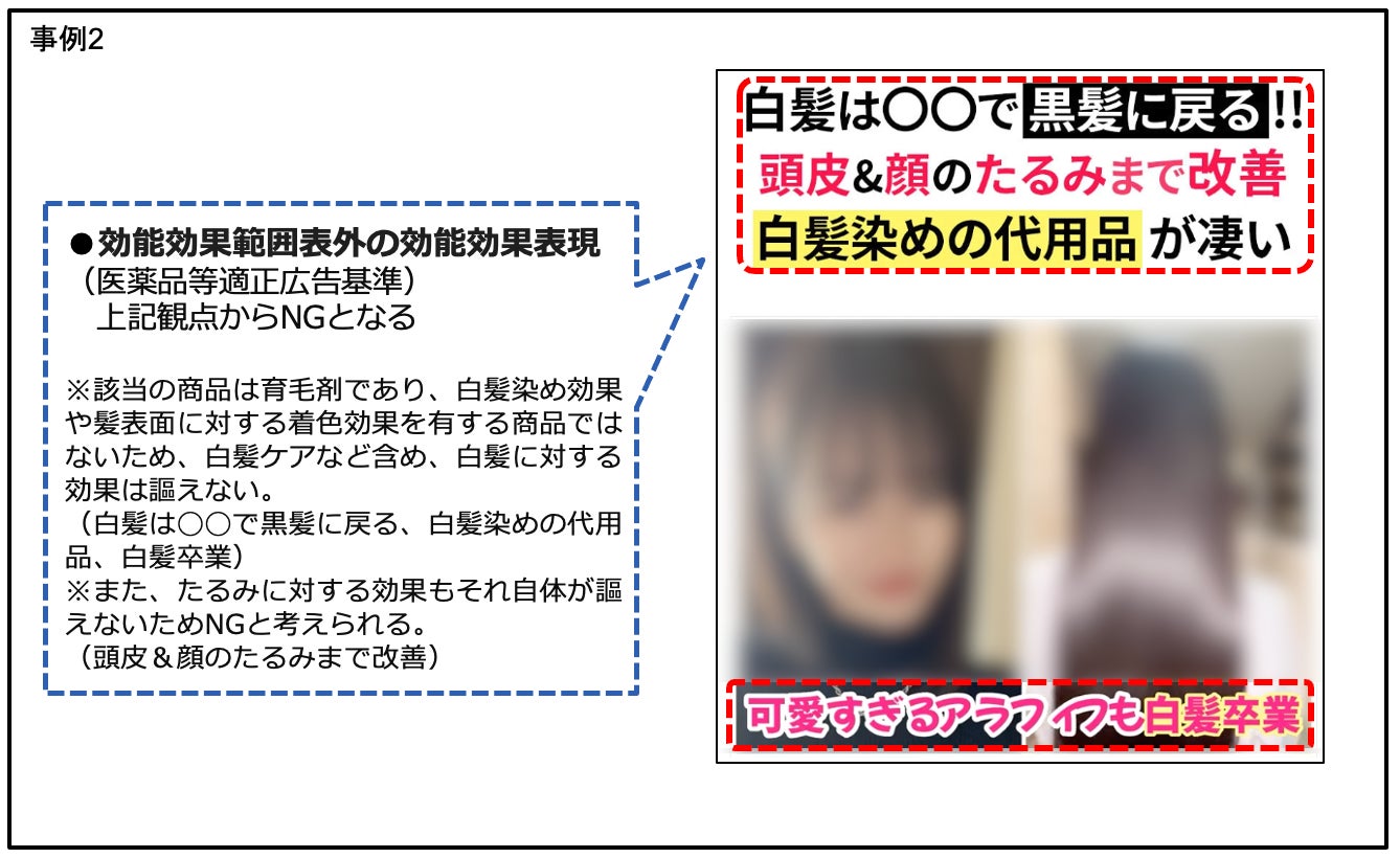 定期調査】薬機法・景品表示法違反の恐れがある広告表現の配信実例 定期調査】薬機法・景品表示法違反の恐れがある広告表現の配信実例