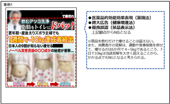 定期調査】薬機法・景品表示法違反の恐れがある広告表現の配信実例 定期調査】薬機法・景品表示法違反の恐れがある広告表現の配信実例