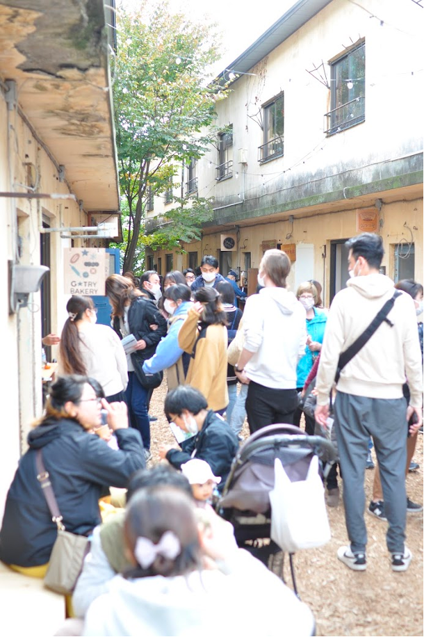 昨年の廃墟再生マルシェの様子