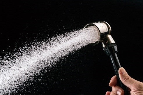 シャワーの様子