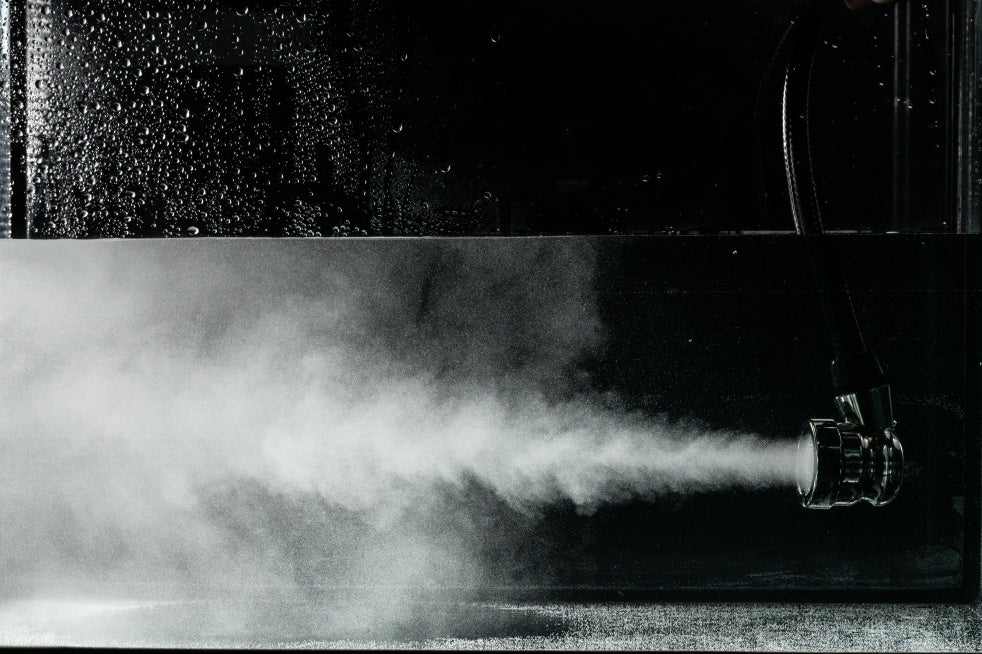 きめ細かな泡が発生