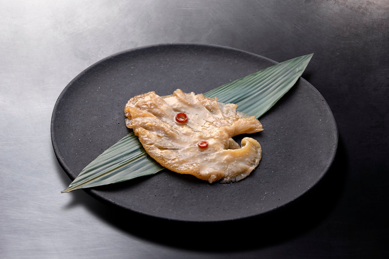 ふかひれ牛丼のふかひれ