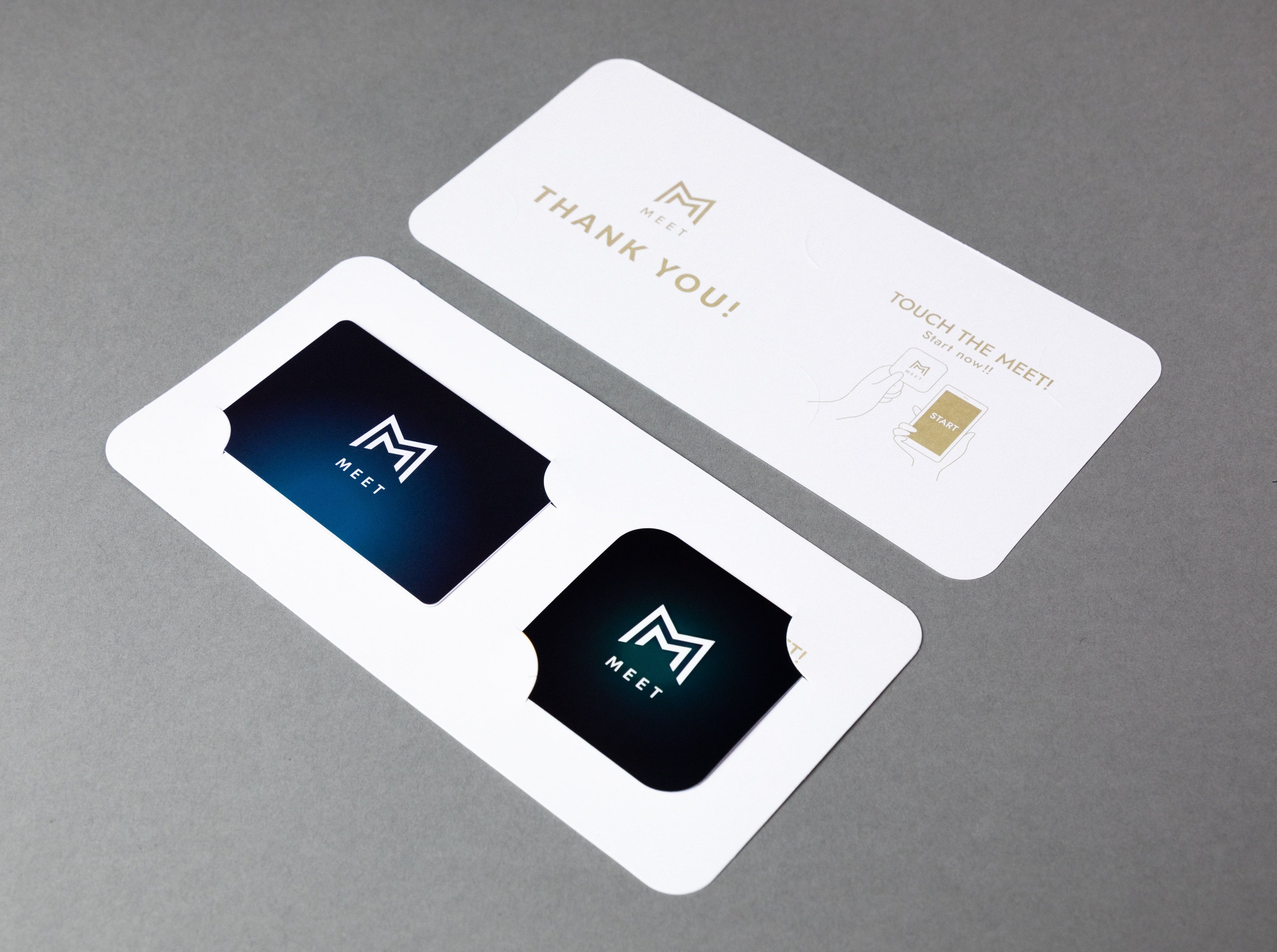 ▲キャンペーン対象のMEET CARDとMEET FLAT