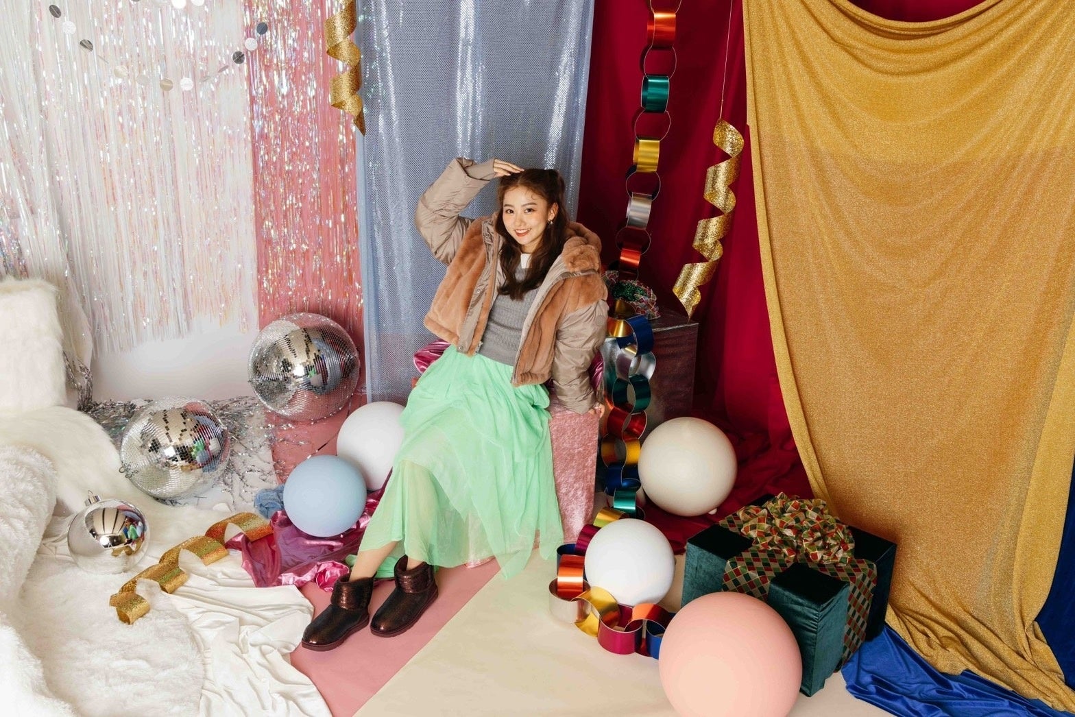 未開封　nayuta クリスマスなゆたちゃん　ブランケット ゆなとサンタコスした！🎅🏻❤️