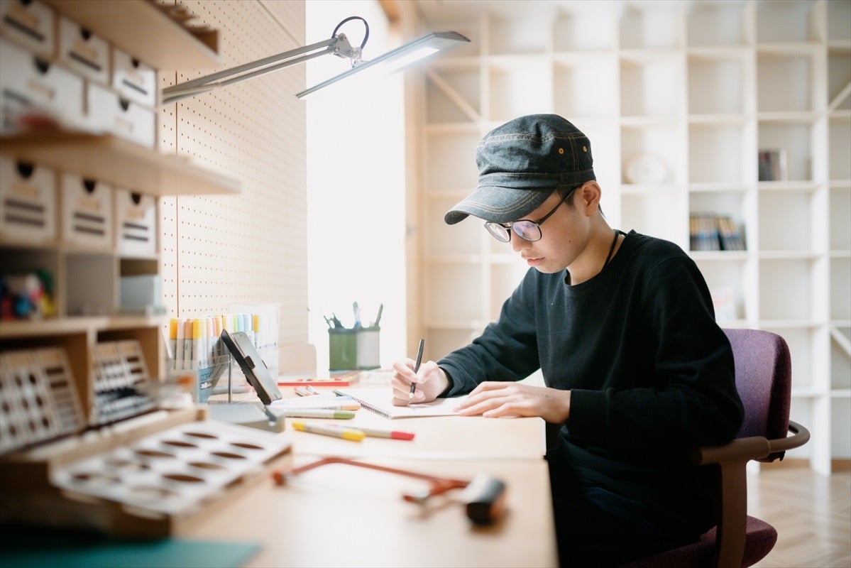 プラモデルやアートができるお部屋があります