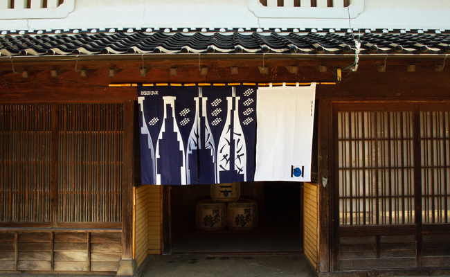 阿武の鶴酒造 正面玄関