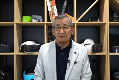 「高知はまんが甲子園で若い才能を応援し続けてきた。未来のクリエイターとの出会いを求めています」と語るアルファコード取締役会長、武市智行氏。武市氏は高知県出身。株式会社スクウェア（現スクウェア・エニックス）の代表取締役などを歴任してきた