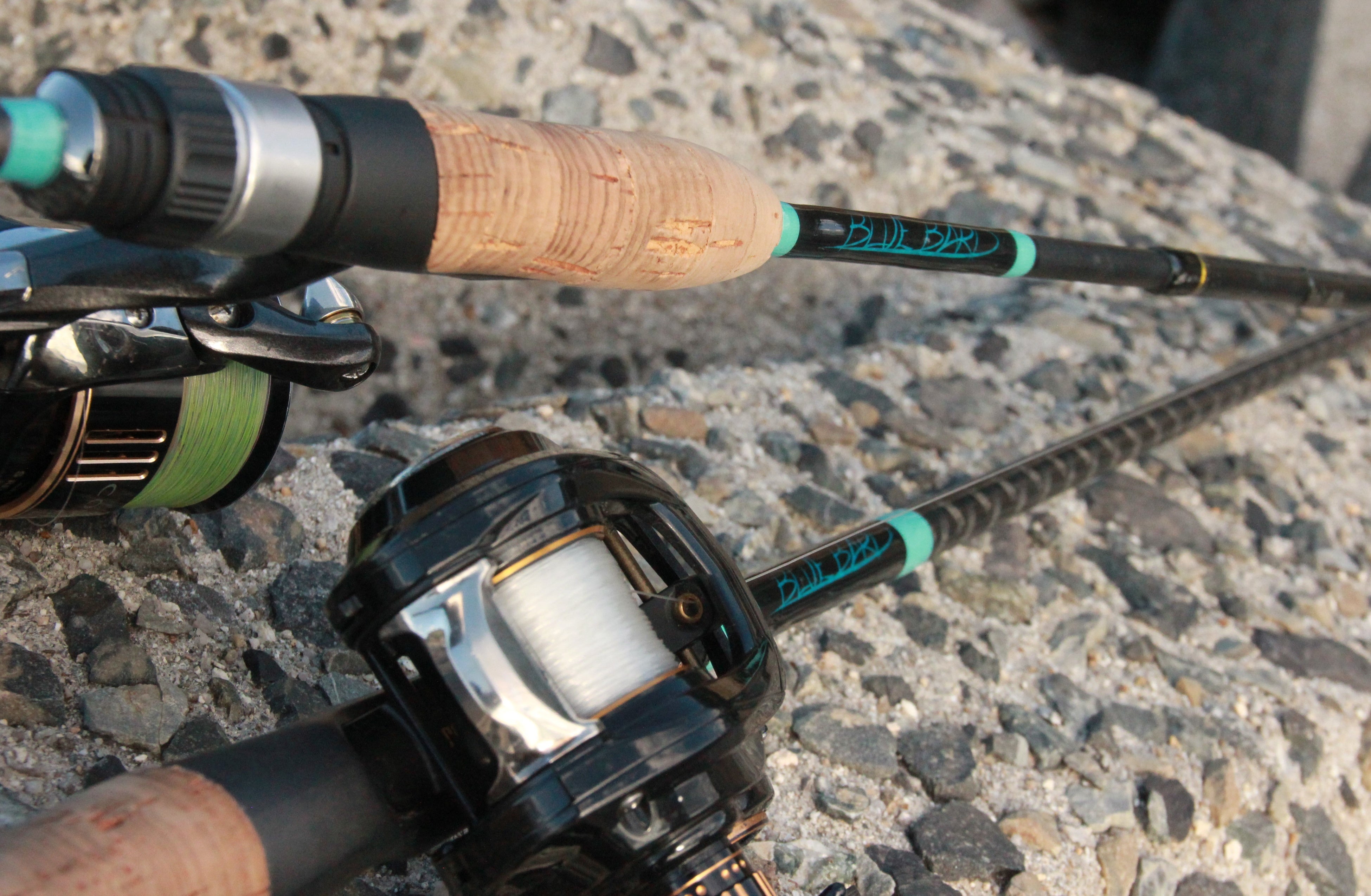 アップサイクルで製作された釣竿